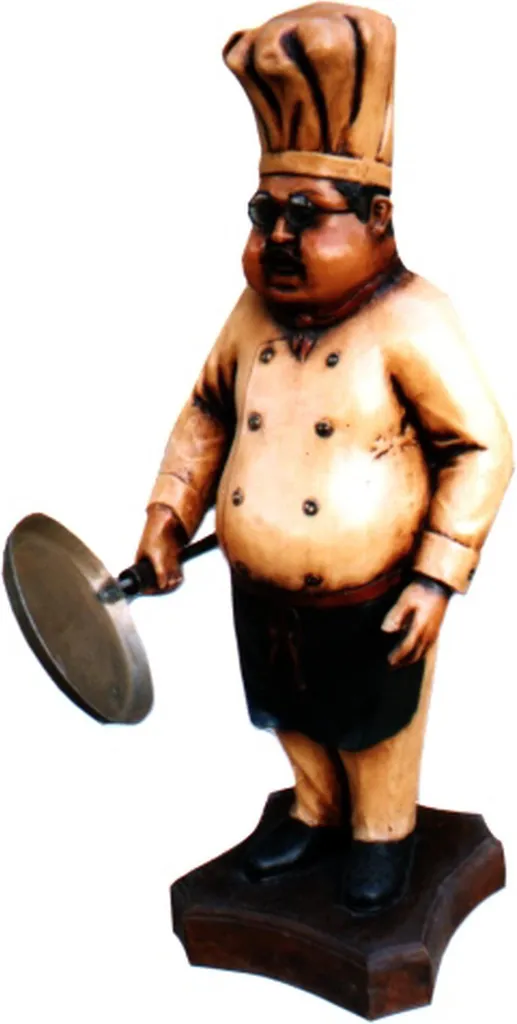 Statuette de Chef Cuisinier Design pour Décoration Cuisine Moderne 7856