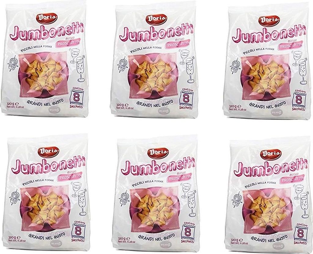 6x Doria Schinken kekse Jumbonetti Salzgebäck 320Gr in 8 Produktbild 