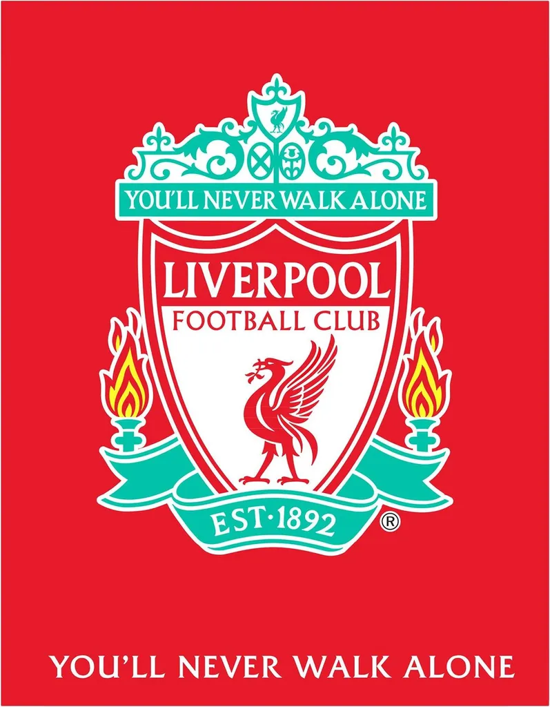 Tapis Liverpool FC facile à nettoyer pour sol propre de fan de foot