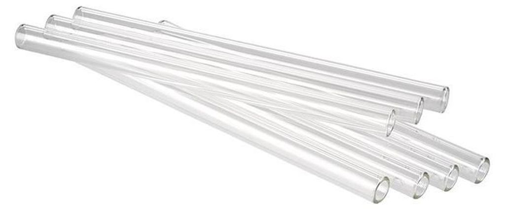 APS 93394 Trinkhalme, 7er-Set, Glas, Ø 10 mm, Länge 15 cm Produktbild 