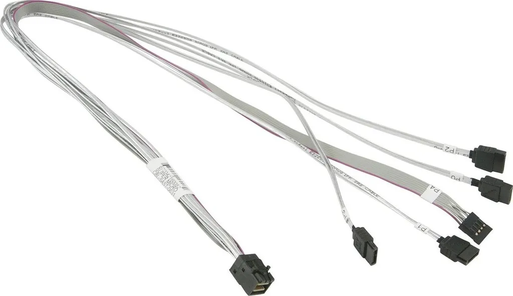 Câble SAS / SATA Supermicro Blindé à Haute Vitesse pour Baie de Disques