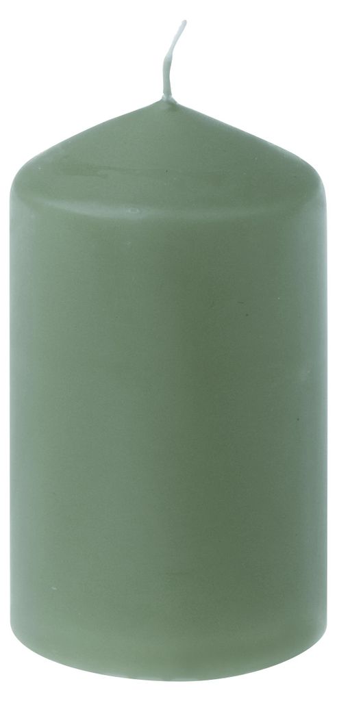 Stumpenkerzen Salbei 80/47 mm, 14 Stück Produktbild 