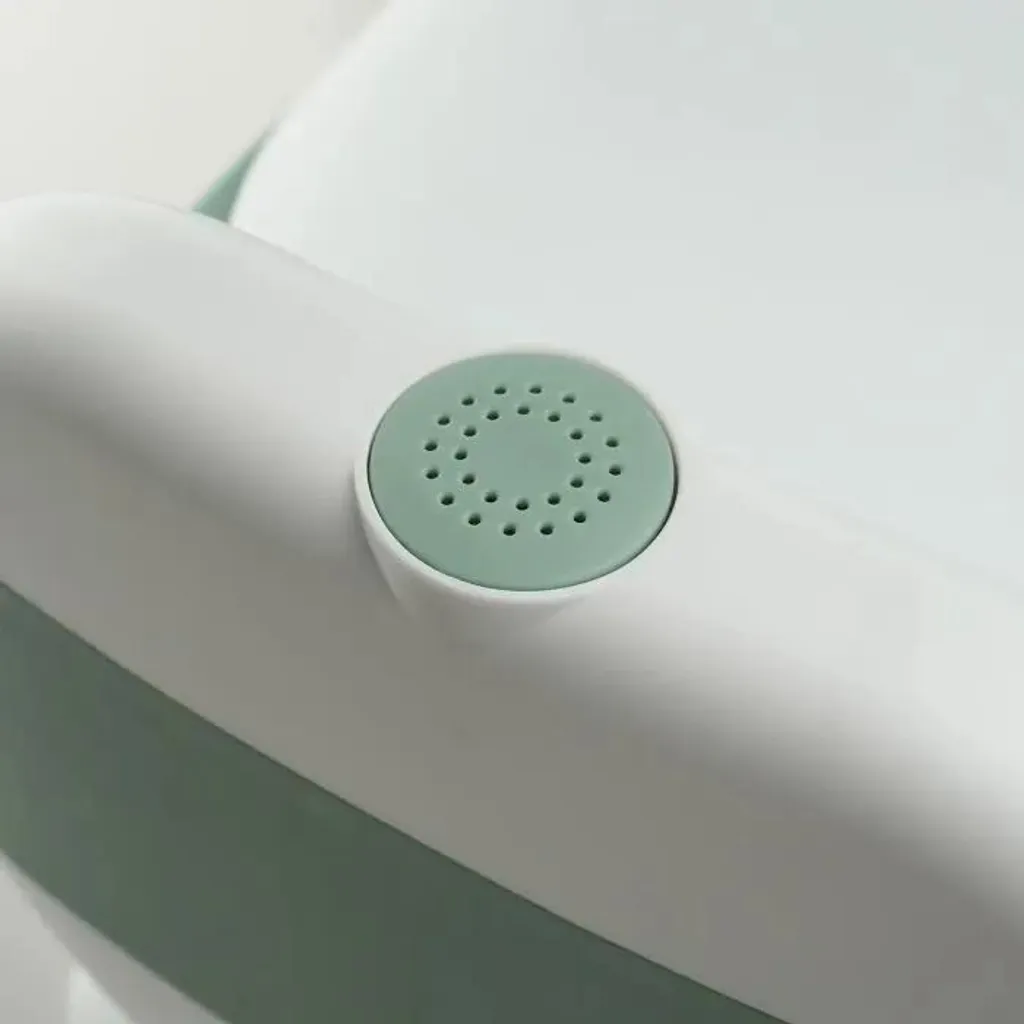 Mini-toilettes Bébé avec Chasse d'Eau Sonore Thermobaby Vert Sauge Stable - 3