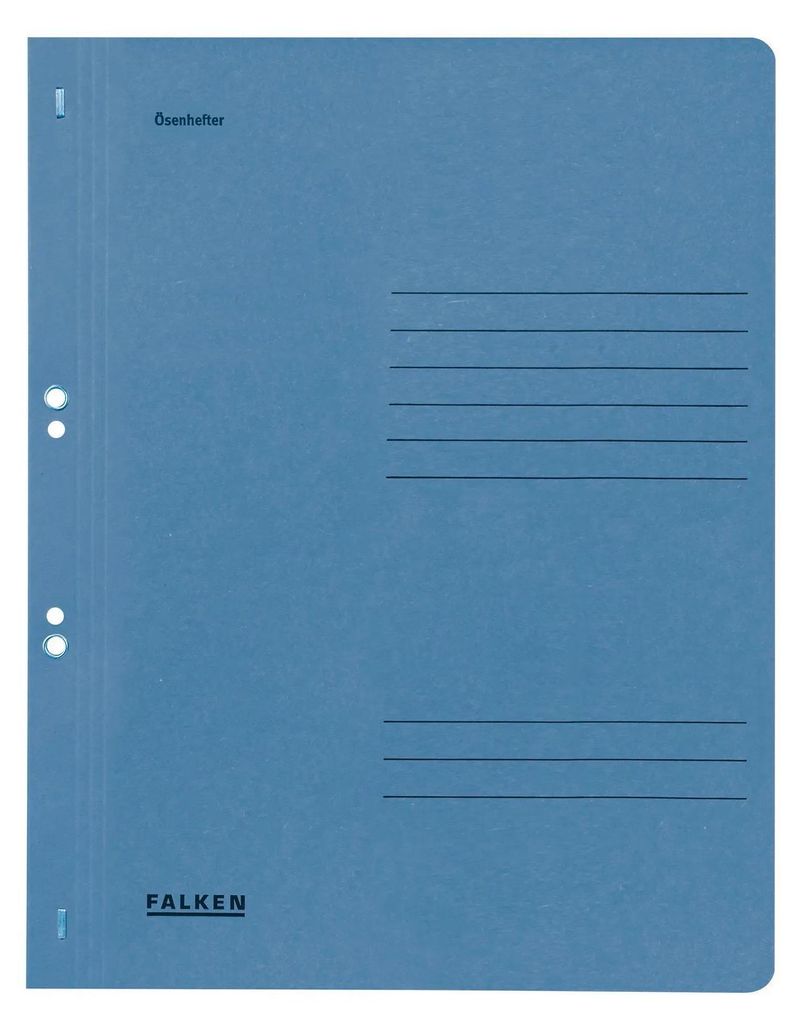FALKEN 80003882 50er Ösenhefter blau DIN A4 Zdjęcie produktu 