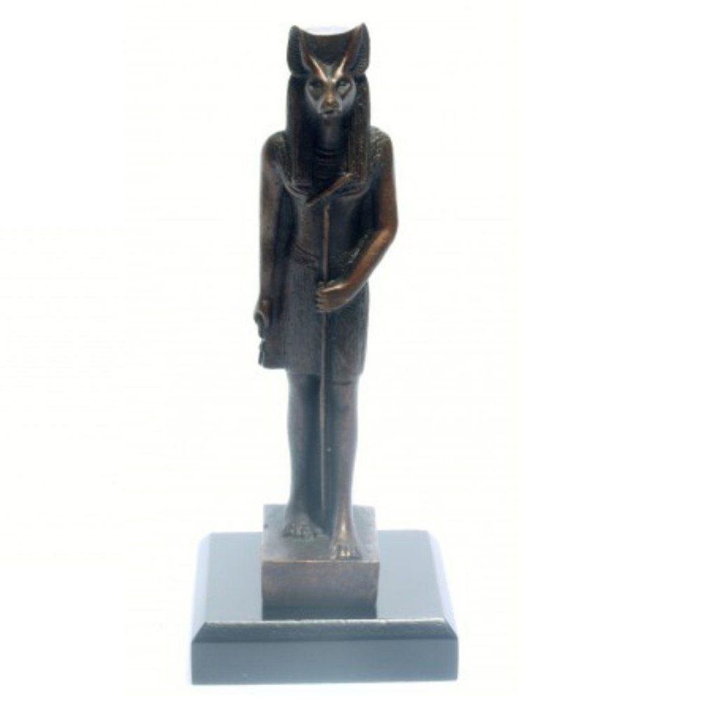 DeAgostini Skulptur Anubis- Sockel Statue Deko, modernes Design Handarbeit Skulptur Figur (Mythologie, Pharao, Tischdeko, mit Bronze überzogen