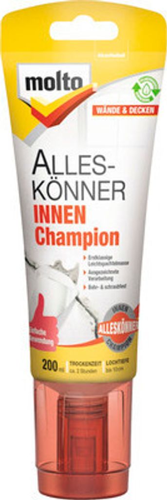 Molto Alleskönner Spachtelmasse Champion Innen 200 ml Produktbild 