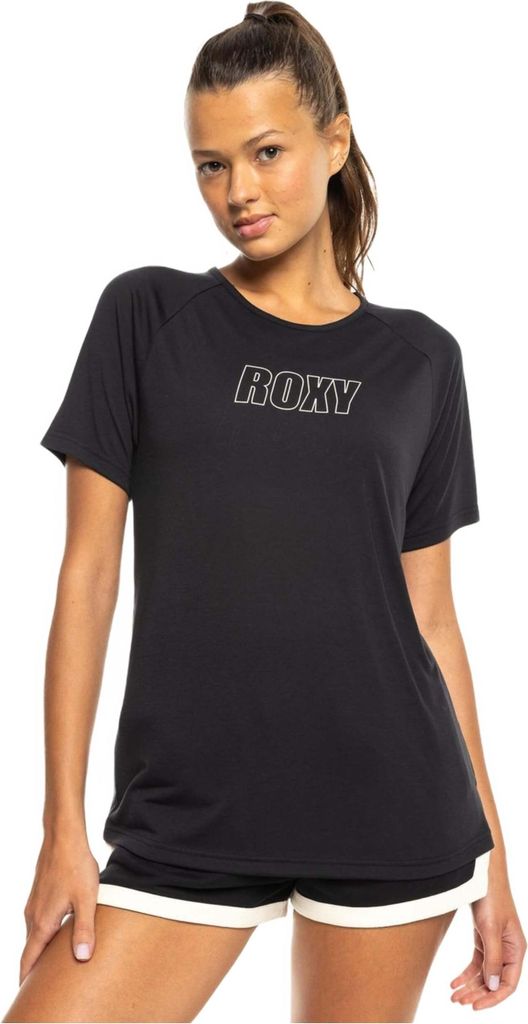 Roxy T-shirt ERJKT04168-KVJ0 in Black color size medium