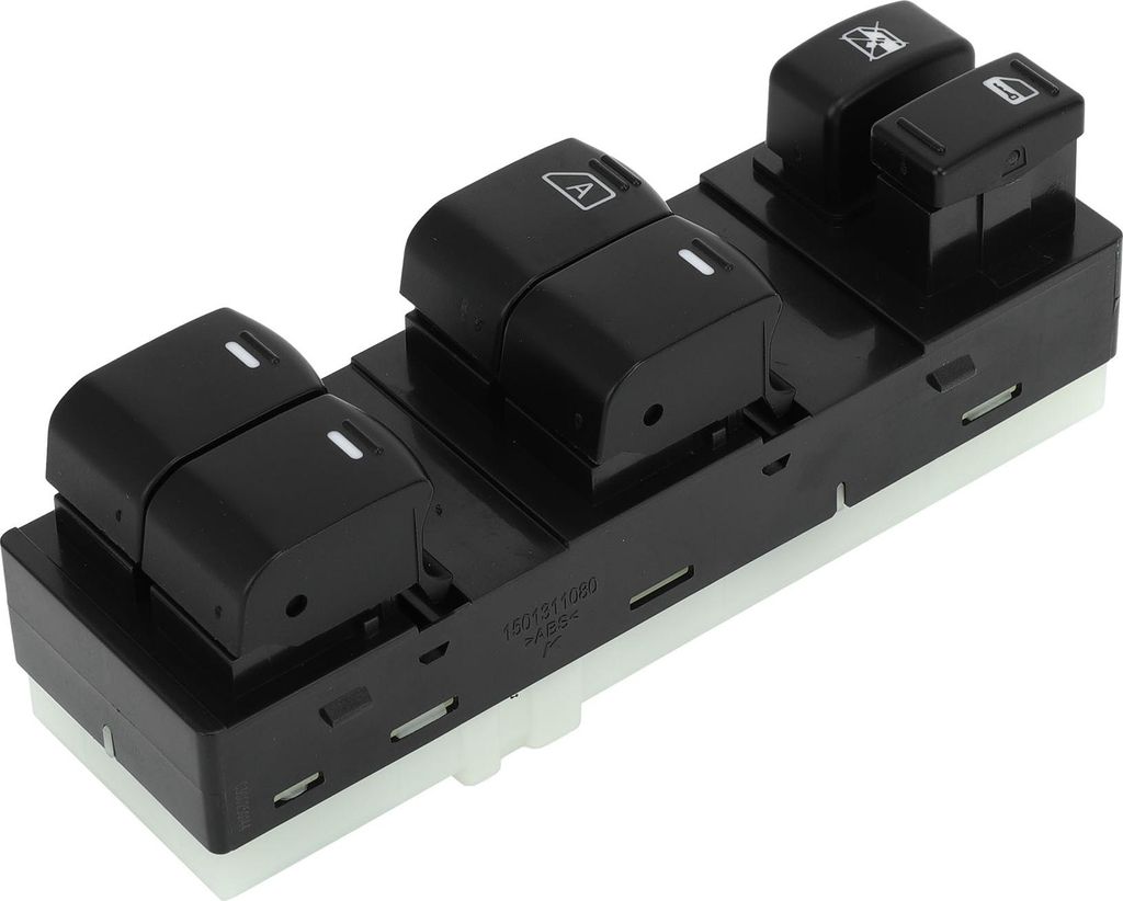 Elektrischer Fensterschalter Nr. 25401JE20A Vorderer linker Fahrerseiten-Fenstersteuerschalter für Nissan Qashqai 2009-2013 Schwarz