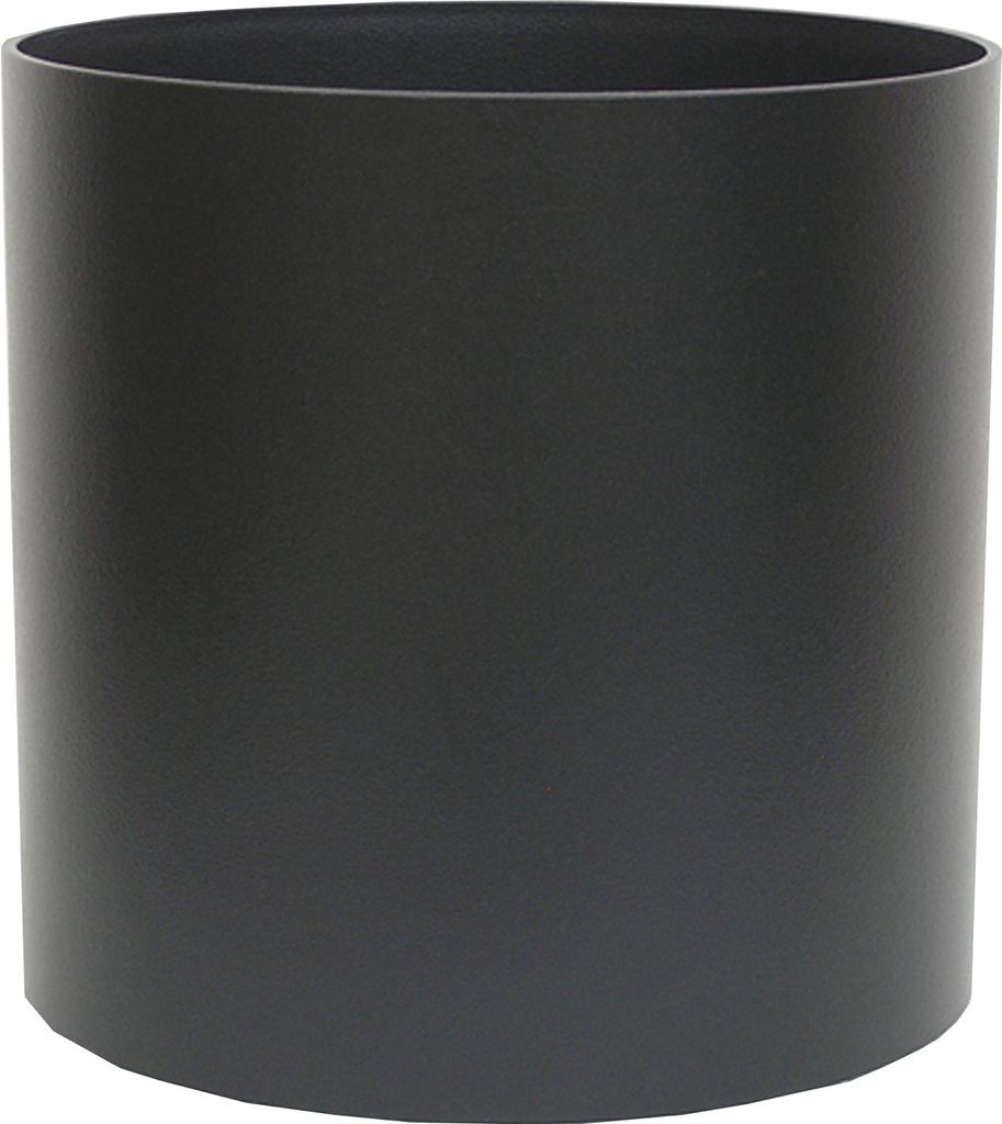 Kunststoff Hydro Blumenkübel Elegance RU50 schwarz struktur Dm 47.5 cm H 39.0 cm ohne Rollen