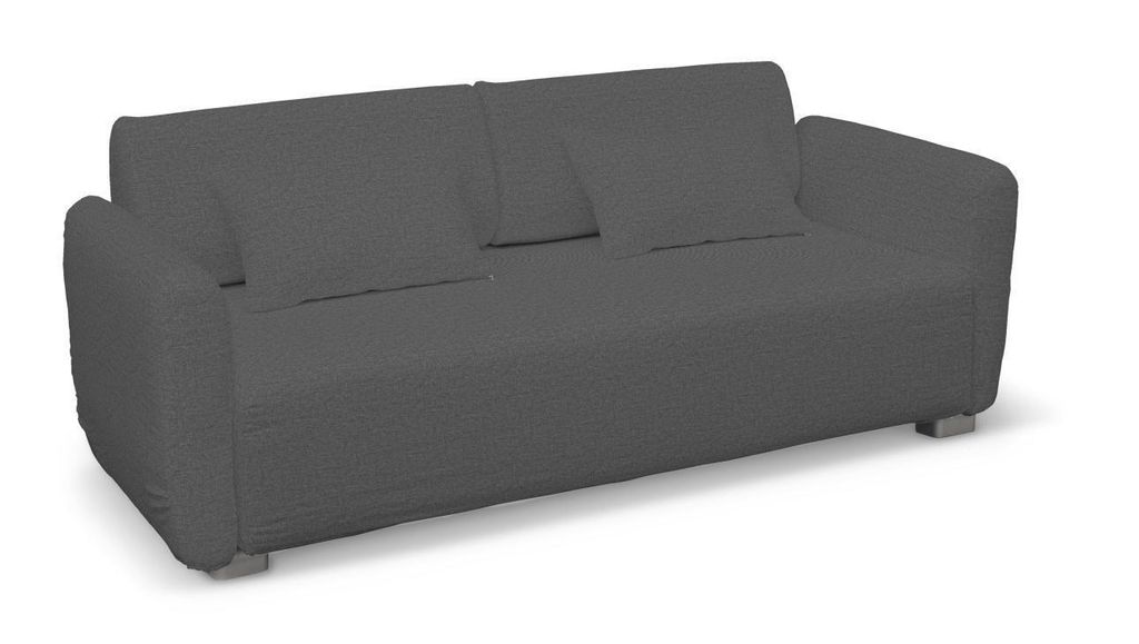 Dekoria Bezug für Mysinge 2-Sitzer Sofa, dunkelgrau, Sofabezug Mysinge 2-Sitzer