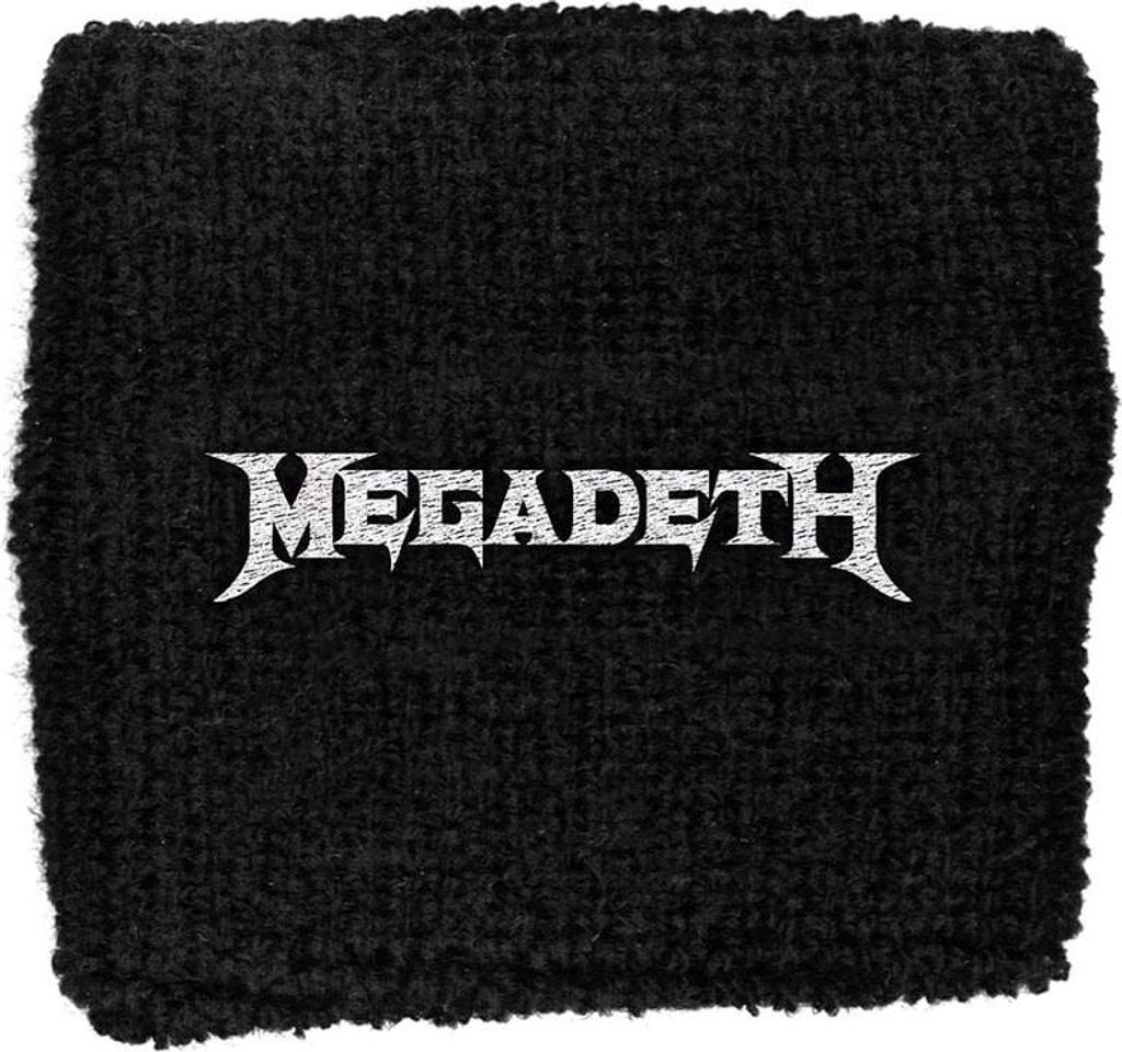 Megadeth Schweißband Unisex Logo schwarz Standard Produktbild 