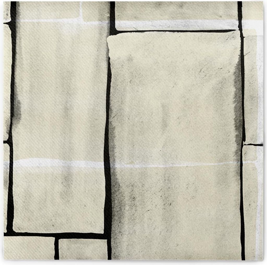 Airlaid Serviette Theo in Pebble Stone-Schwarz, 40 x 40 cm, 50 Stück - Mank