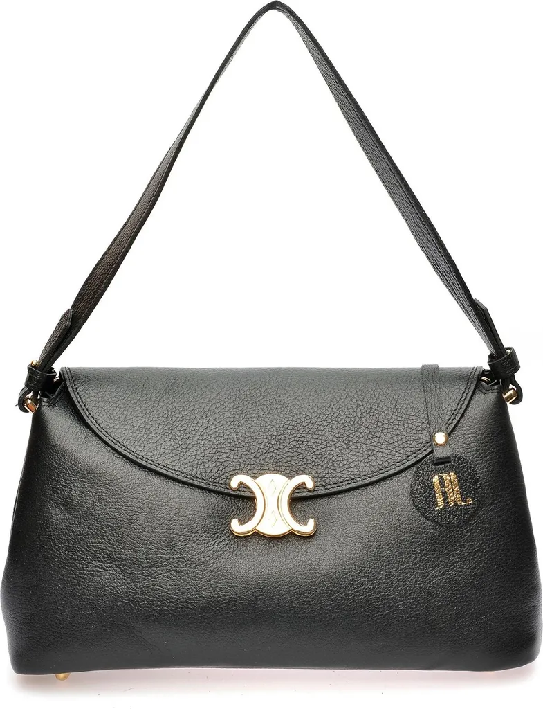 Sac à Main Noir Durable AL 1968 Anna Luchini - Finie la Maroquinerie Fragile