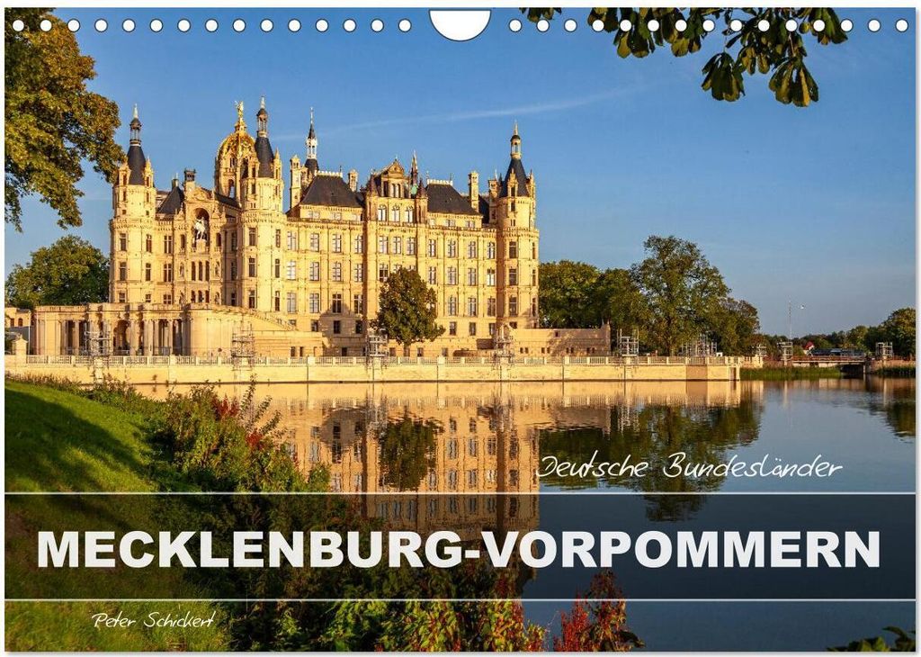 Deutsche Bundesländer - Mecklenburg-Vorpommern (Wandkalender 2026 DIN A4 quer), CALVENDO Monatskalender