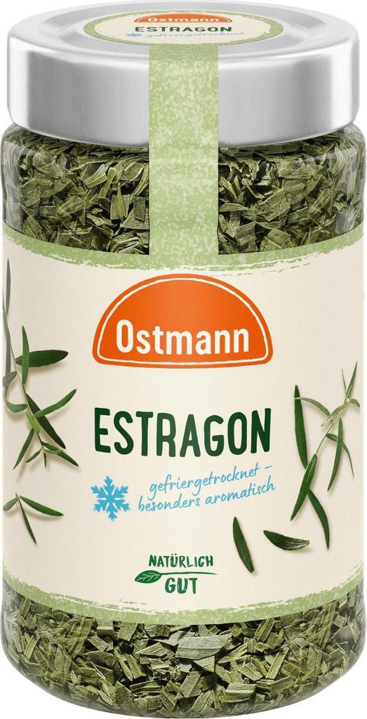 Ostmann Estragon gefriergetrocknet naturbelassen vegan Packung 10g