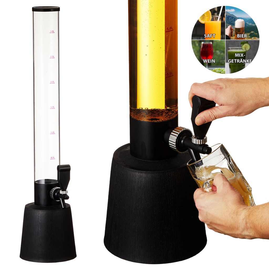 CEPEWA - Biersäule mit Zapfhahn Trinksäule Biertower 3,5l  Produktbild 