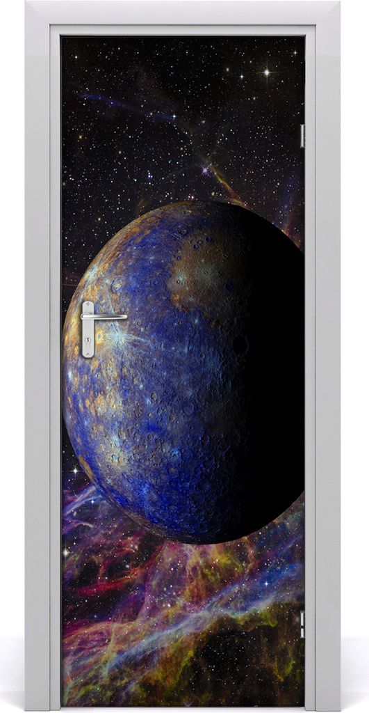 Tulup Türaufkleber 75x205 cm Dekorative Aufkleber Selbstklebend Wasserdichte Tapete Abnehmbar Schlafzimmer Wohnzimmer Wohnkultur - Klebe Mercury