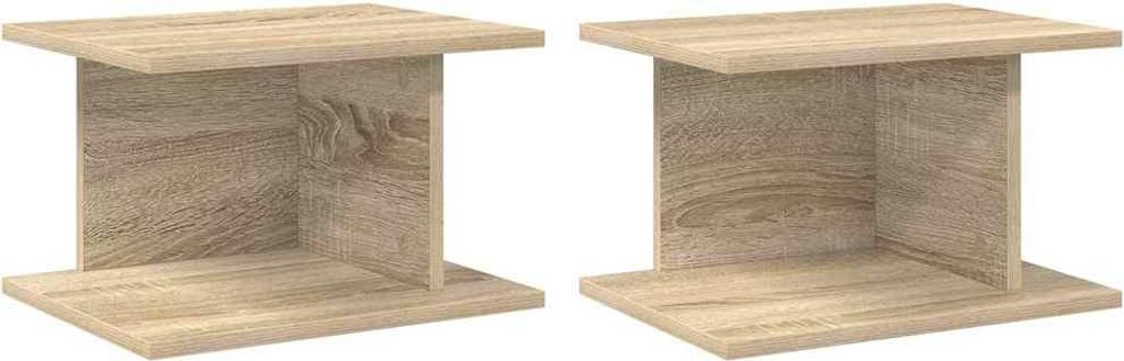 Nachttisch 2 pcs Sonoma-Eiche 40 x 30 x 25 cm Holzwerkstoff