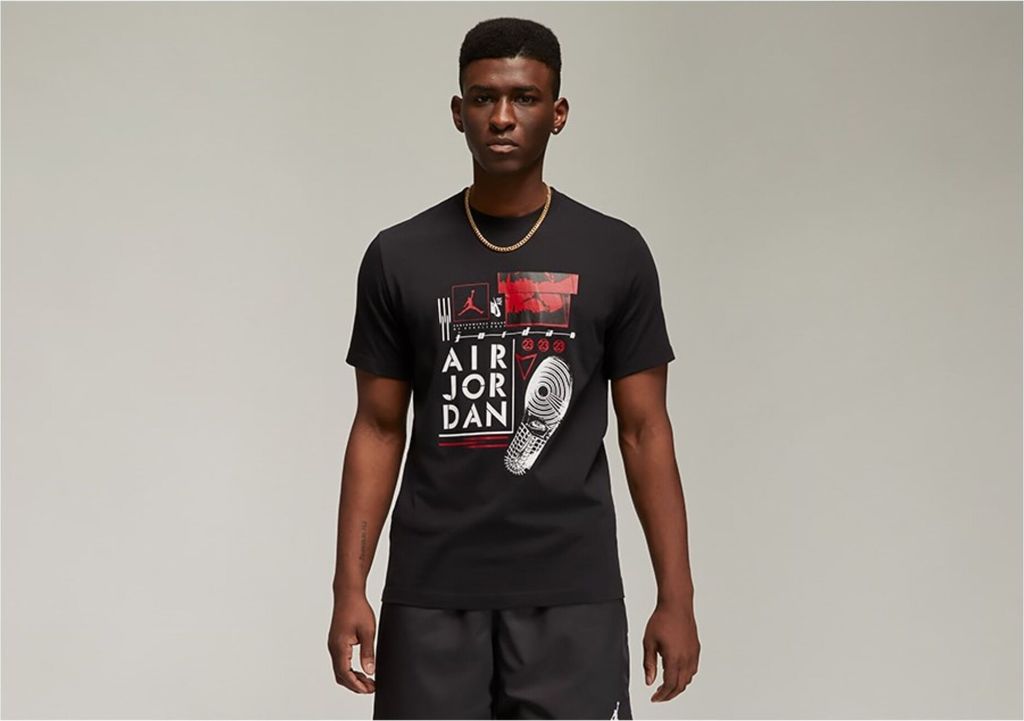 Hemd Nike Air Jordan Marke Grafik Crew 2 T-Shirt DM1424010