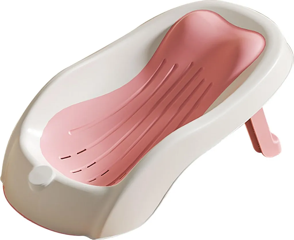 Supporto Bagnetto Portatile Rosa: Antiscivolo e Regolabile per Viaggi - 2