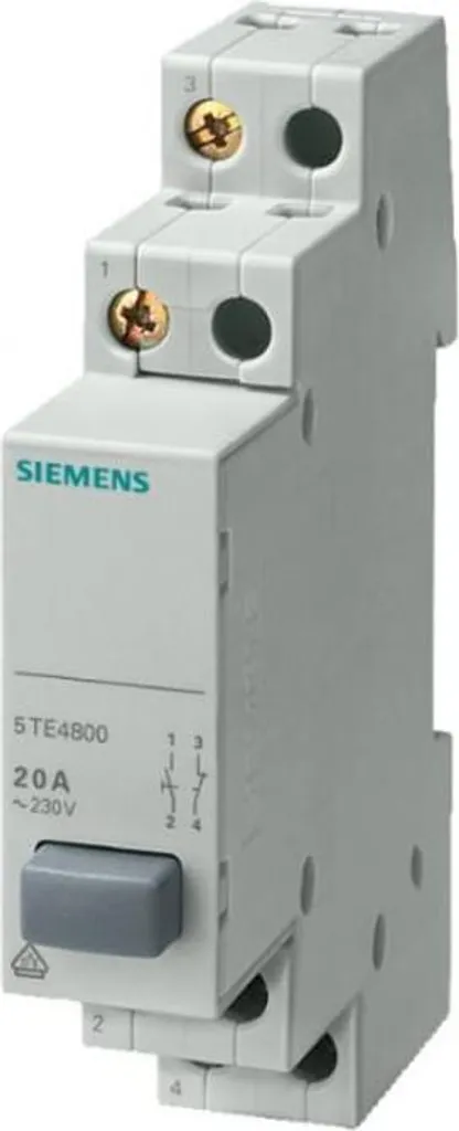 Bouton-poussoir numérique Siemens 5TE4800 commande tableau électrique