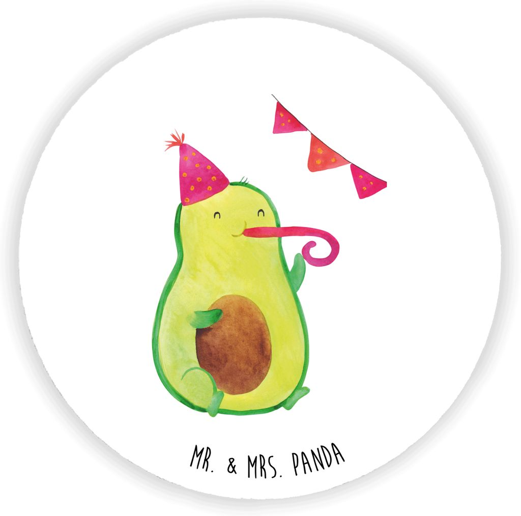 Mr. & Mrs. Panda magnet Avocado Party - Weiß - Geschenk, Happy Birthday, pinnwand, Schulabschluss, Kühlschrankmagnet, für magnettafel, kühlschr...