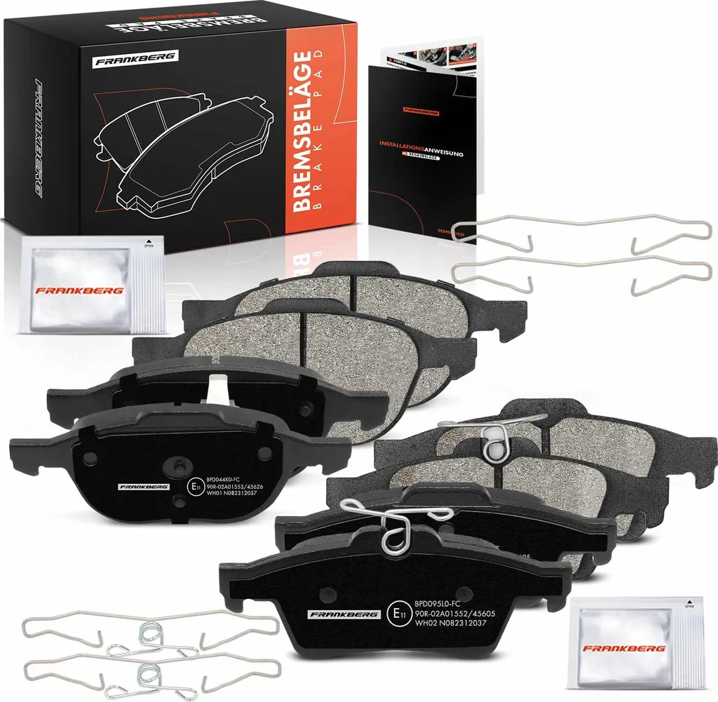 Plaquettes de Frein Avant Volvo V40 Cross Country et C30 Set de 8 pièces