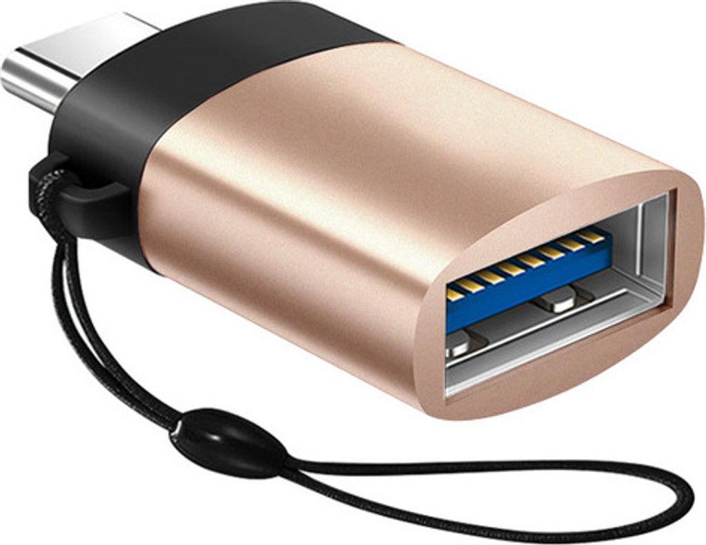 Usb zum Typ-c 3.0 Adapter OTG Handy Lanyard Typ Gold