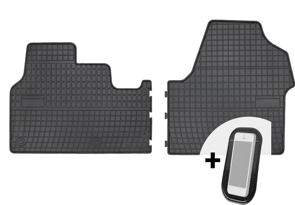 Tappetini Gomma Su Misura Citroen Jumpy Fiat Scudo Expert 2016- 2 Pezzi
