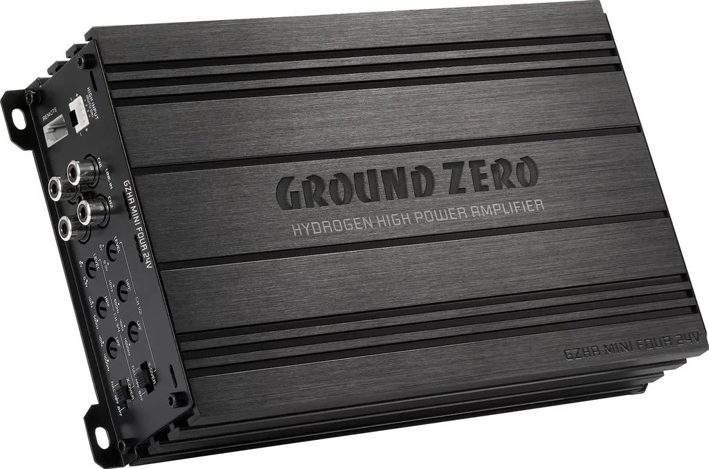 Ampli 24 Volts Compact Ground Zero pour Sonorisation de Véhicule Lourd