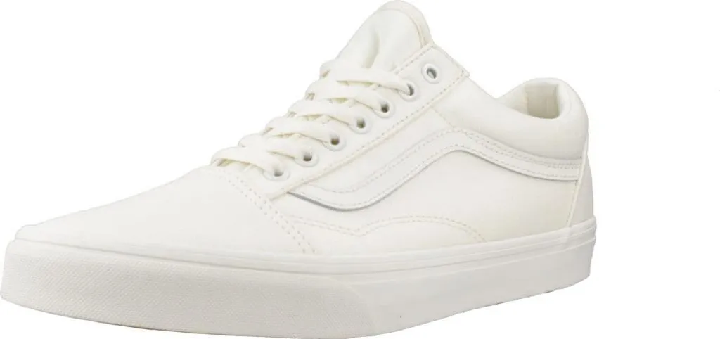 Vans Old Skool Linen Blanc - Finissez-en avec les Pieds Chauds en Baskets