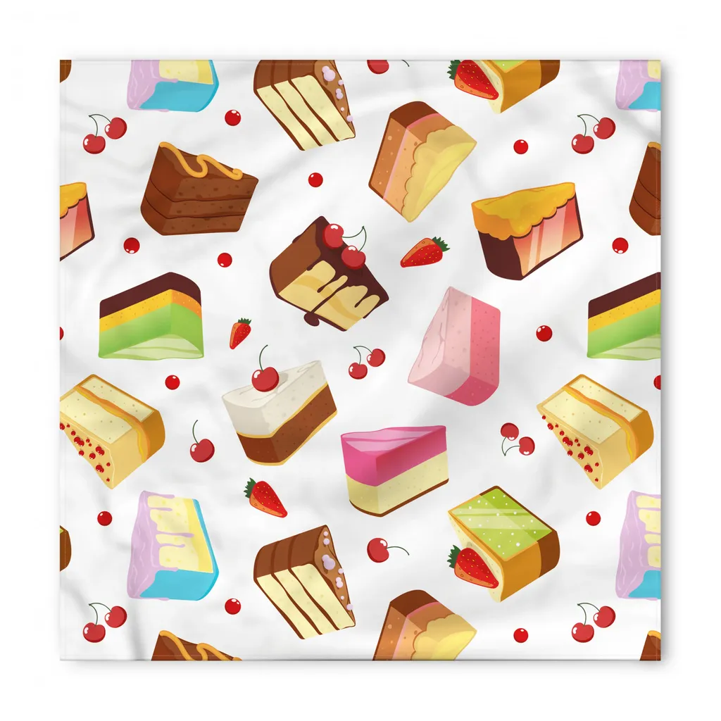 Bandana Pet ABAKUHAUS Torte Colorate - Accessorio Fashion 40x40cm