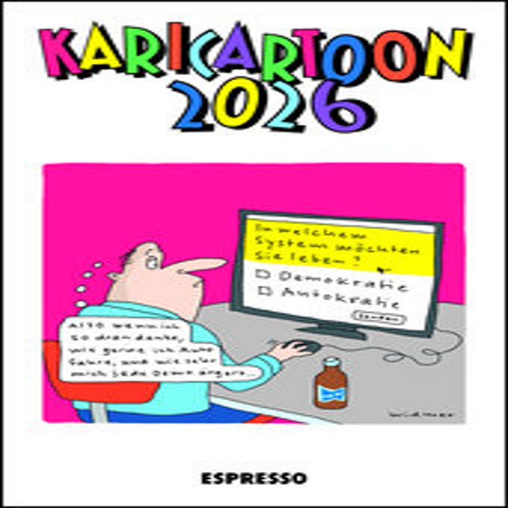 Karicartoon 2026: Satire-Anthologie für alle Tage des Jahres