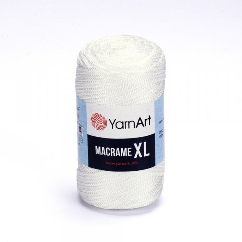 YarnArt Macrame XL příze 250 g / 100 m - barva 154 bílá - Obrázek produktu 