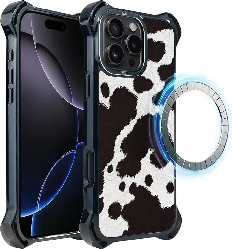 IBIZU DropGuard Ultra iPhone 16 Pro Max MagSafe Case - Polish Cow Edition