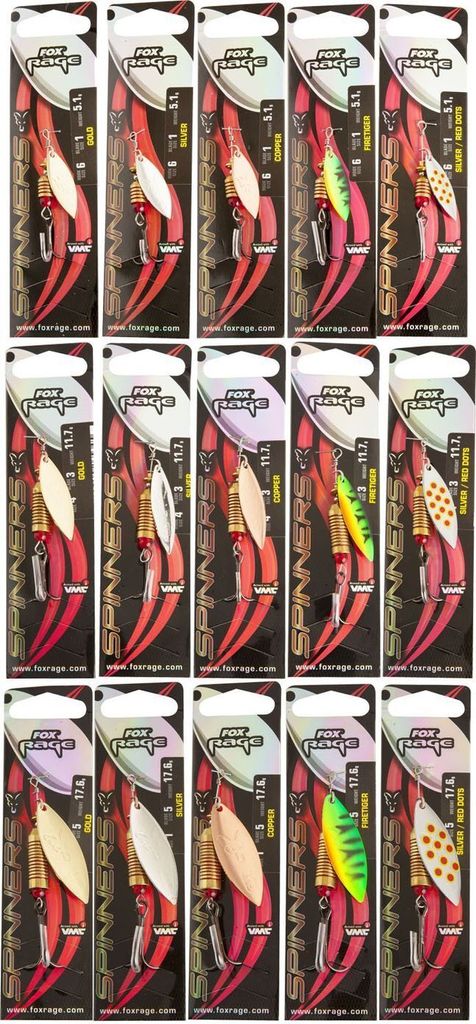 Fox Rage Blade Leaf Spinner, Farbe:Firetiger, Größe:5.1g / Gr. 1