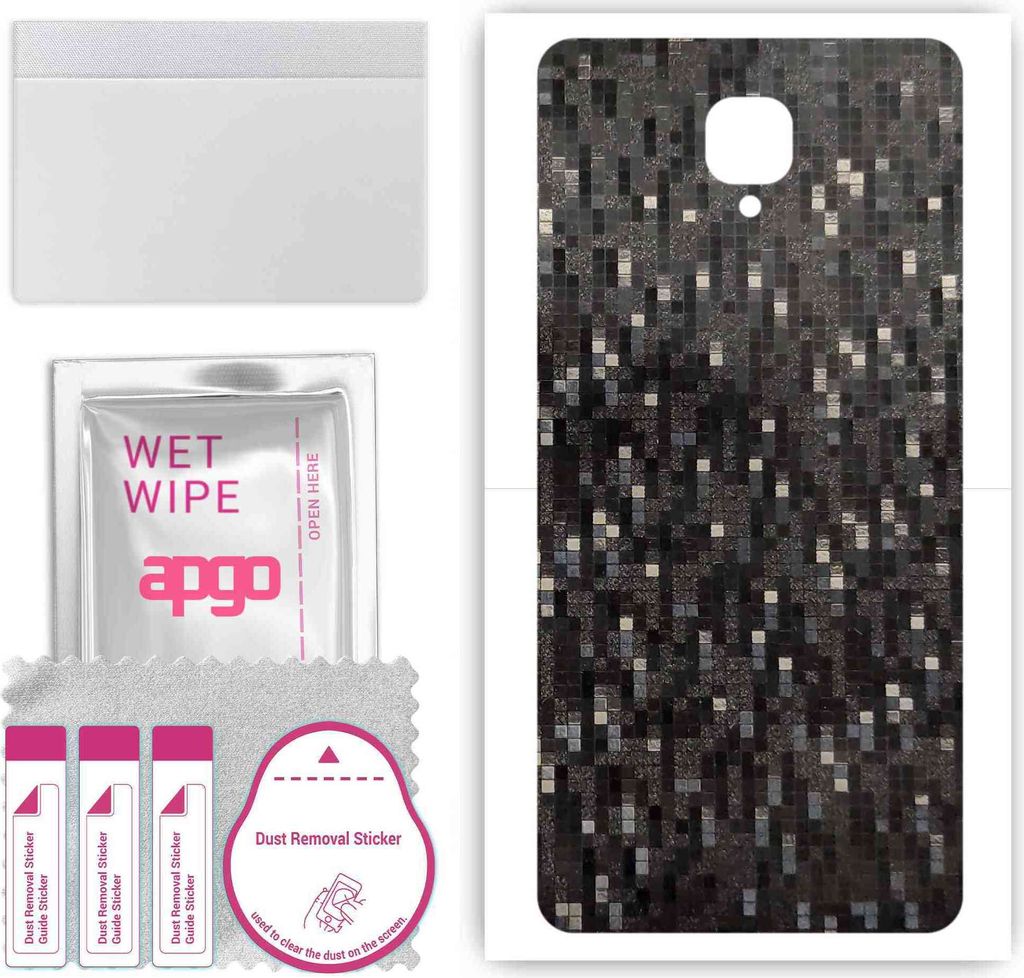 apgo Rückseite Schutzfolie, Skin, kompatibel mit OnePlus 3T, Hinten Displayschutzfolie aus Vinylfolie, kratzfest, einfache Montage - Carbon Black ...