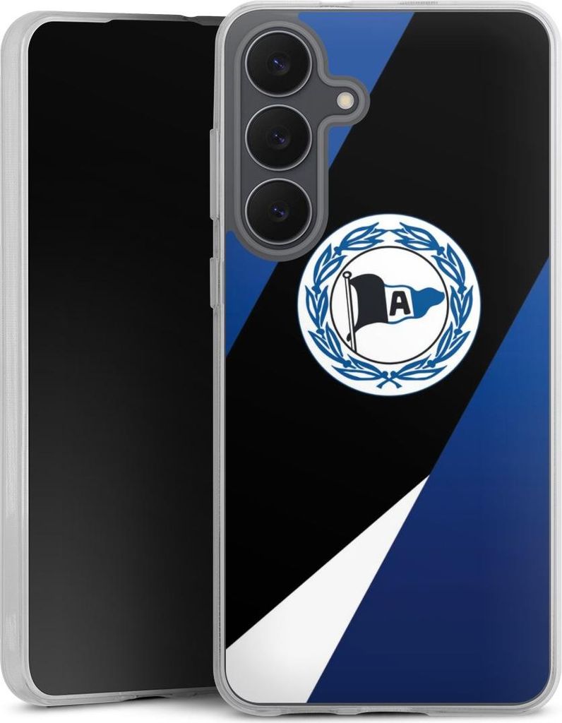 DeinDesign Handyhülle für Samsung Galaxy S25 FE Silikon Hülle Case Smartphone Schutzhülle Arminia Bielefeld DSC Offizielles Lizenzprodukt