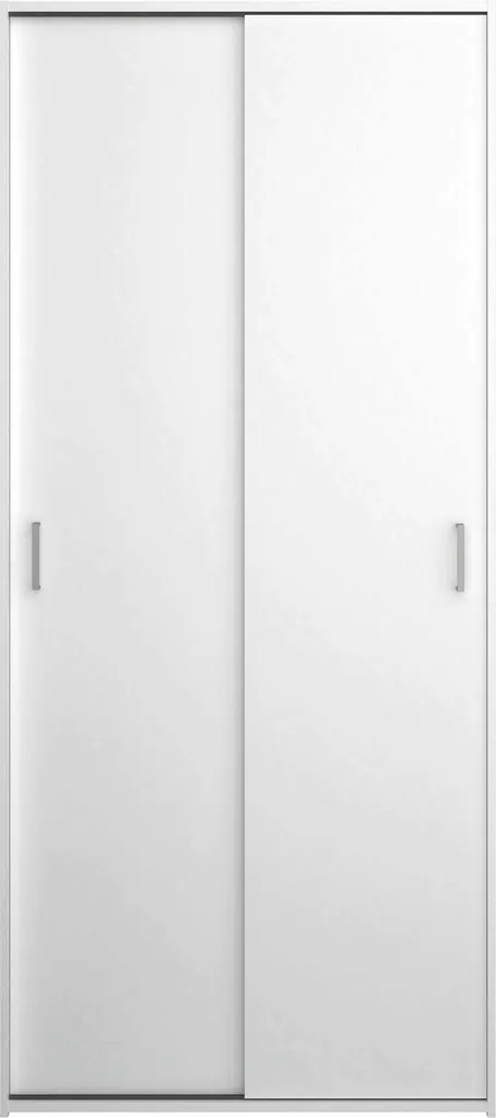 Armoire dressing 2 portes blanche Cindy pour optimiser le rangement