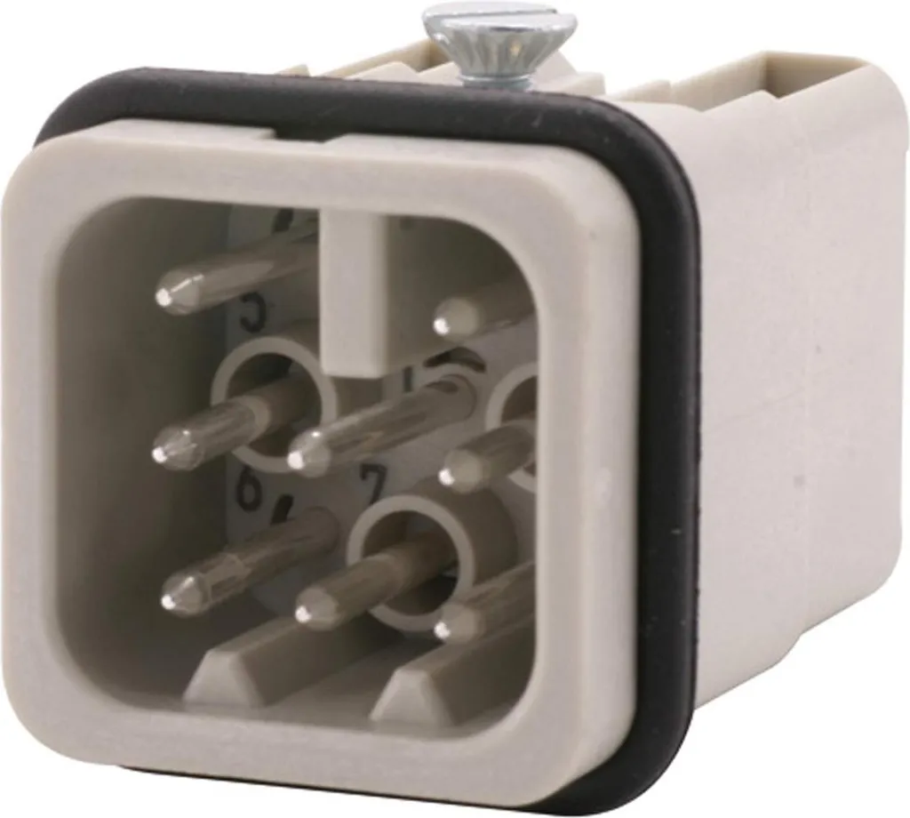 Insert de connecteur rectangulaire Han 8D-M Quick Lock 8 pôles - 2