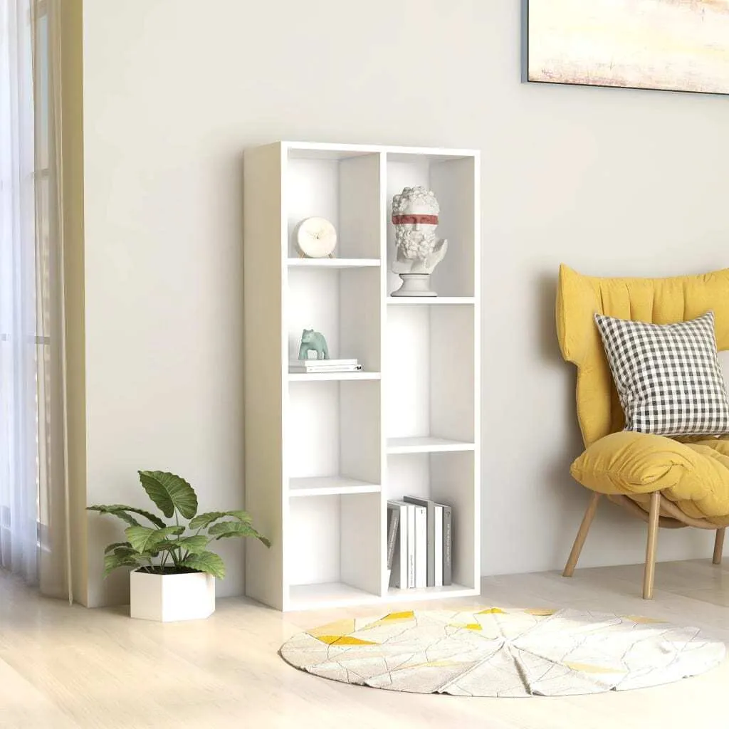 Optimisez vos Petits Espaces avec cette Bibliothèque Blanche de 50 cm