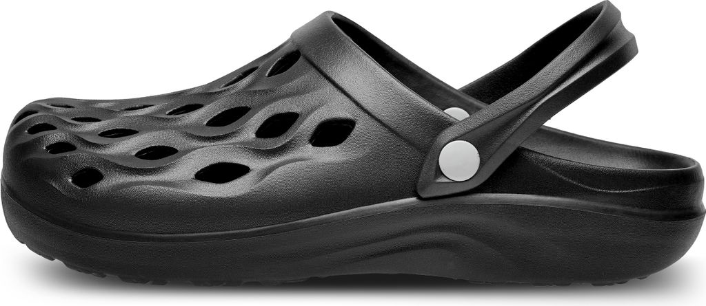 Ladeheid Herren leichte EVA Clogs Gartenclogs Gartenschuhe LA-CA-17 (Schwarz, 46 EU)