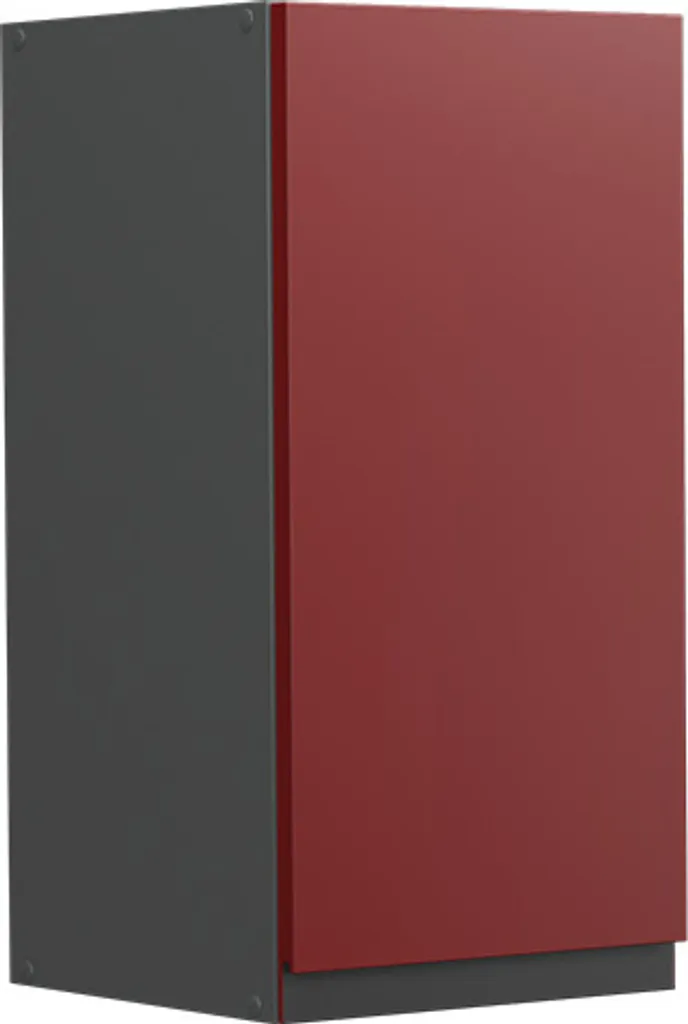 Vicco pensile da cucina R-Line, 30 cm Forma a J, Rosso/Antracite