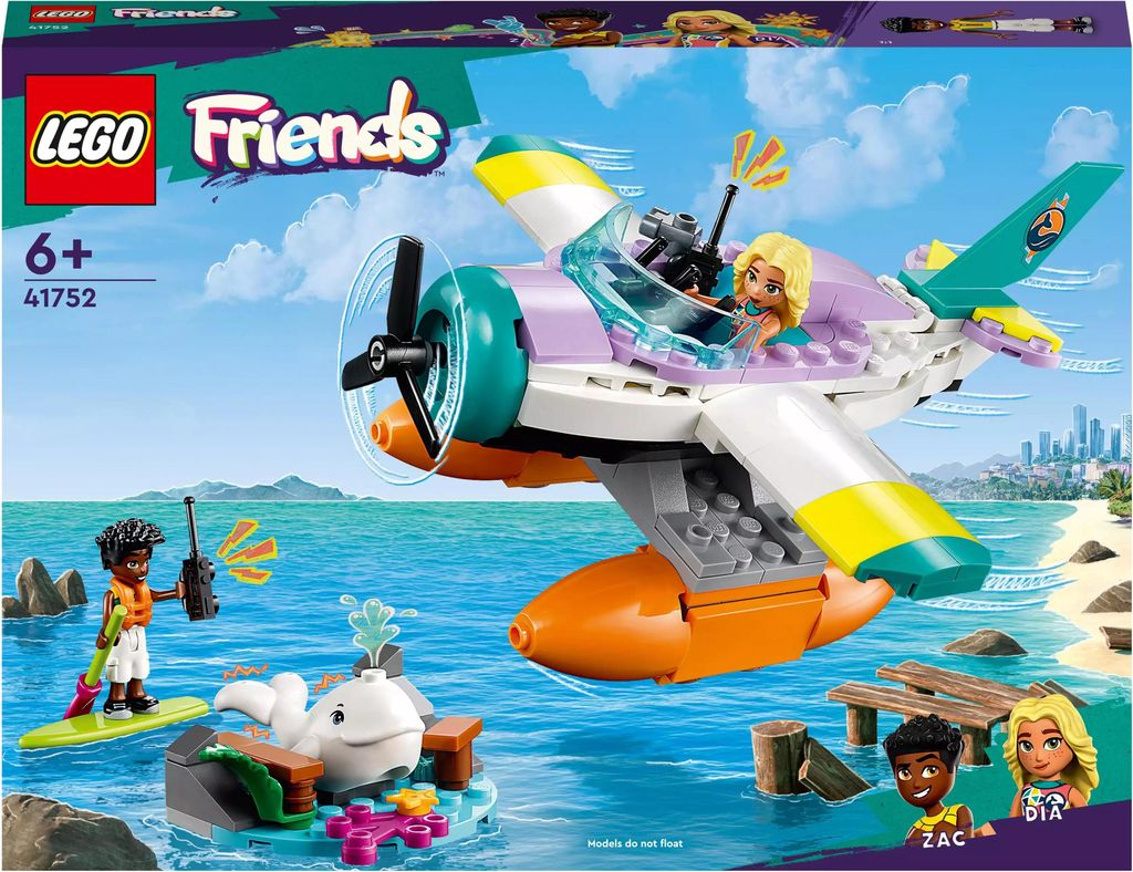 LEGO 41752 Friends Sea Rescue Plane, aereo giocattolo con Immagine del prodotto 