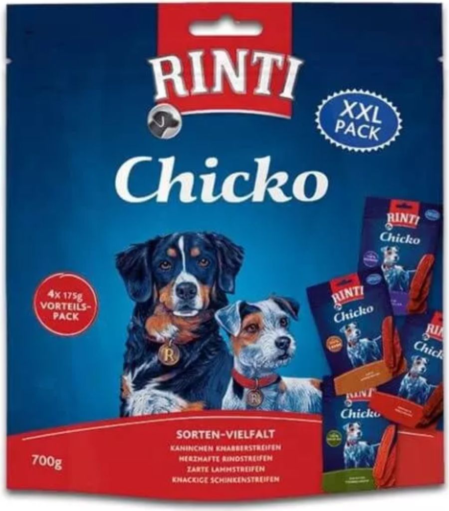 Rinti 700gx4 Chicko Sortenvielfalt - Ente, Kaninchen, Rind, Lamm