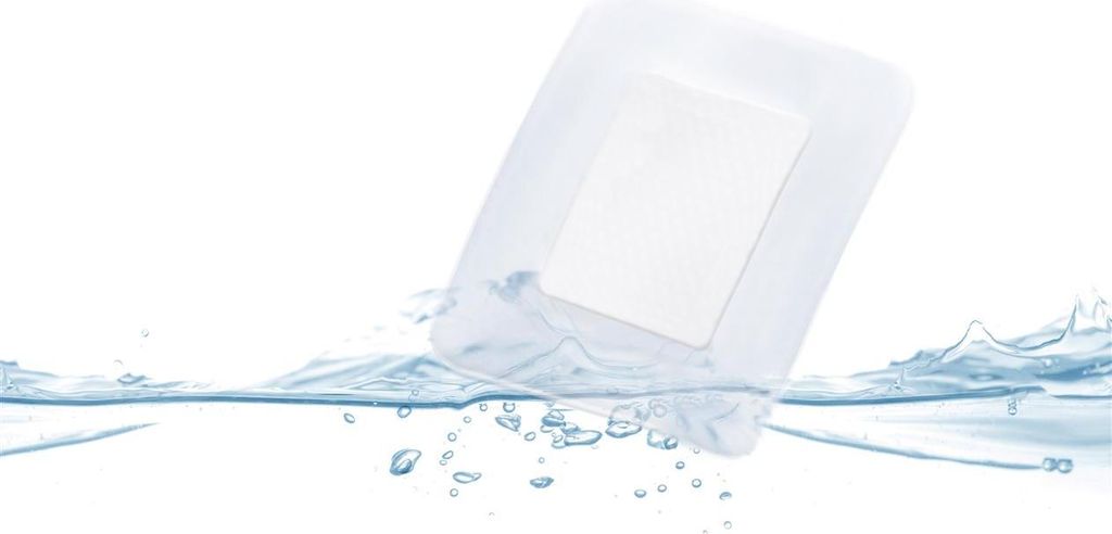 Lifemed Duschpflaster XXL 10cm x 8cm Aqua 5 Stück