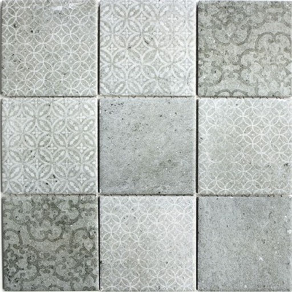 Keramikmosaik CELLO grau 30x30 cm