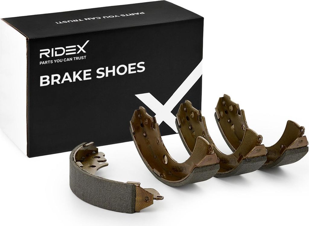 RIDEX Bremsbackensatz Trommelbremse Hinten für HONDA CIVIC VII Hatchback (EU, EP, EV) 200mm 70B0027