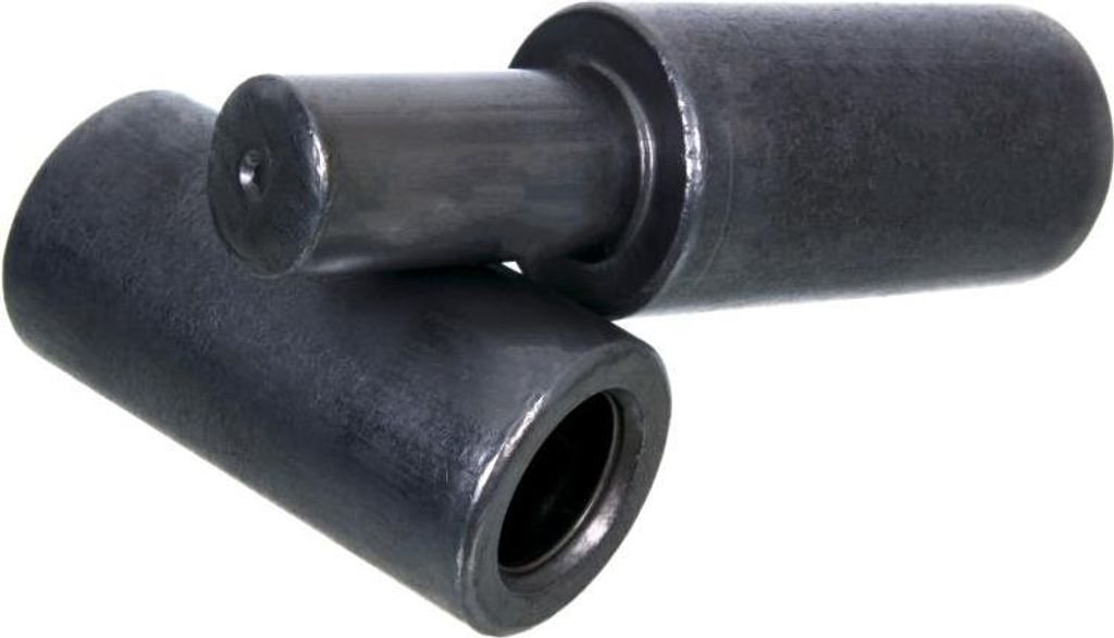 NAJDER Gedrehte Scharnier für Türen und Flügeltore Ø22 x 80 mm, Anschweißscharnier, Anschweißbandrolle ohne Kugel, Torband, Anschweissband, T...