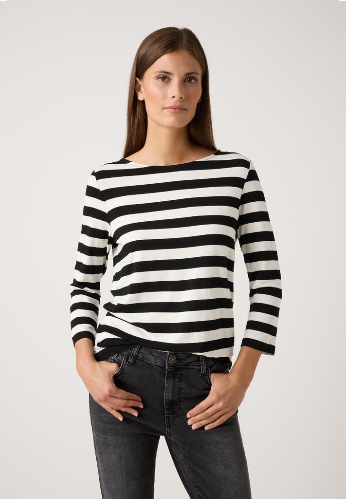 MORE & MORE Striped Shirt, 3/4 Sleeve regular stripes 38